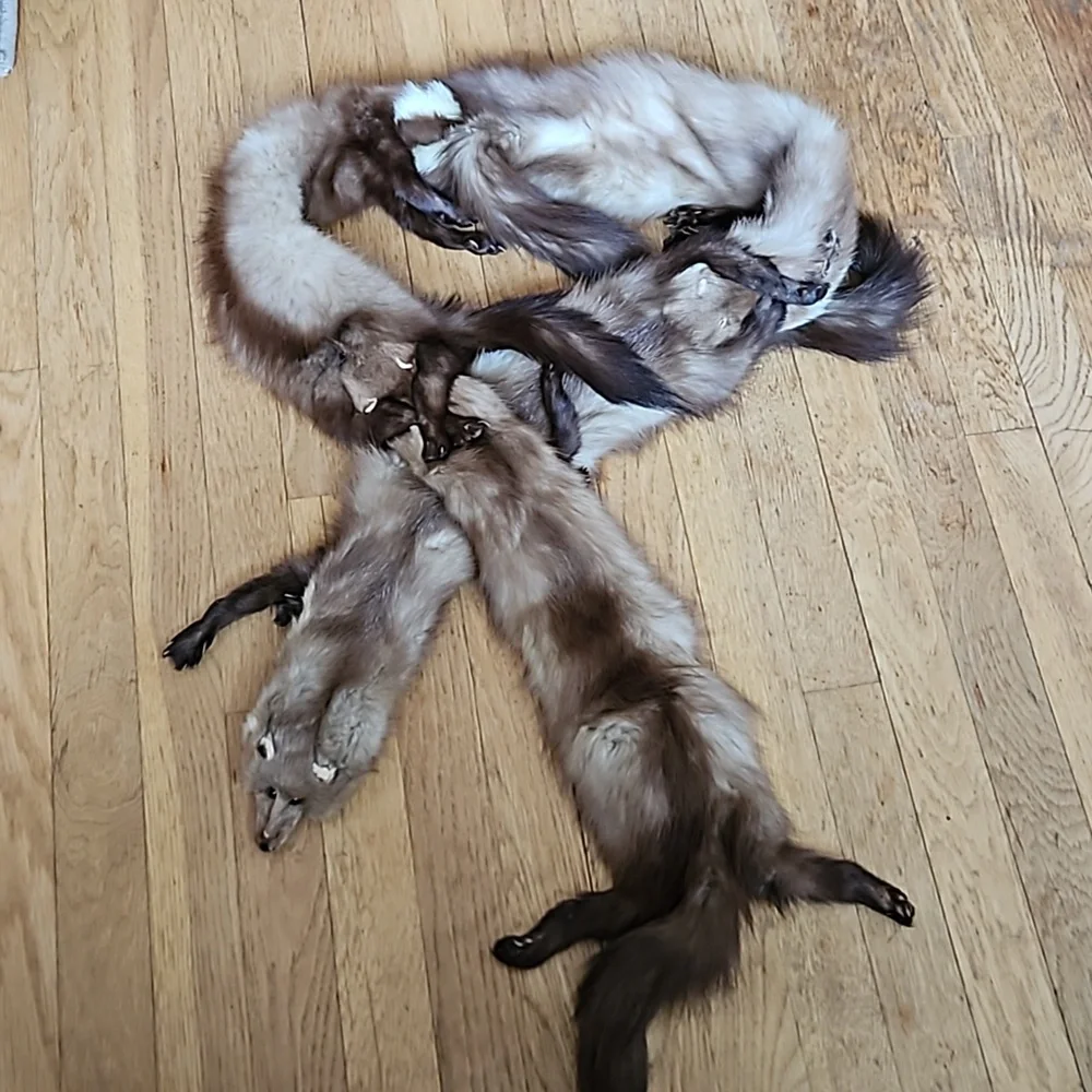 Vintage mink scarf